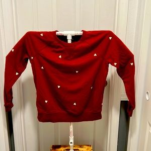 Size medium Sonoma sweatshirt with hearts